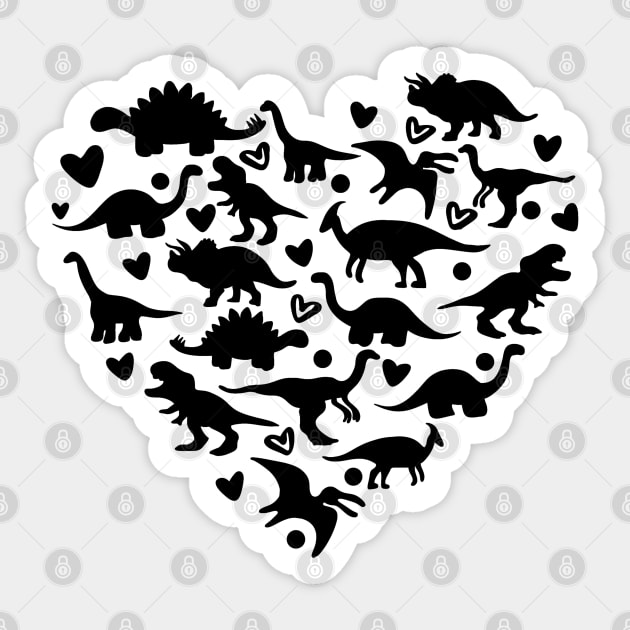 Dino Love Sticker by Coach Alainne Designs